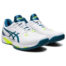 Buty do tenisa ziemnego Asics Solution Speed Ff M 1041A182102 białe 1