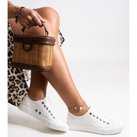 Białe trampki Big Star JJ274493 1