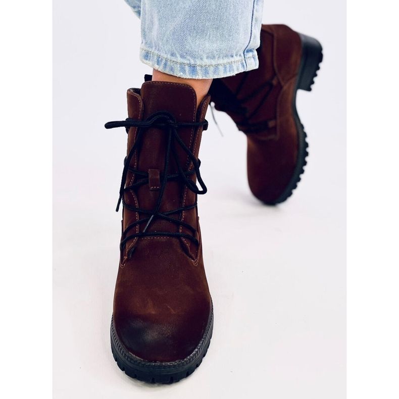 Botki na protektorze Harbor Marron brązowe 1