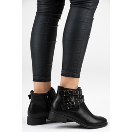 Seastar Czarne sztyblety z klamrami 1