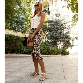 Białe sandałki z eco skóry Rabina 1