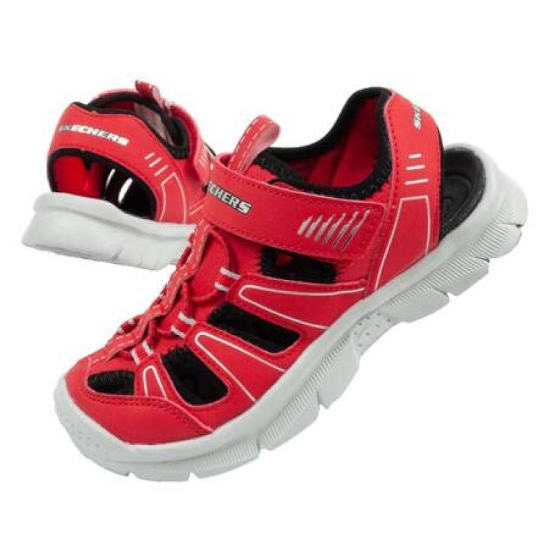 Sandały Skechers Relix 406520L/RDBK czerwone 1