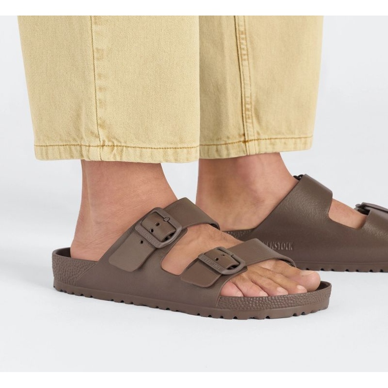 Klapki Birkenstock Arizona M 1027328 brązowe 1
