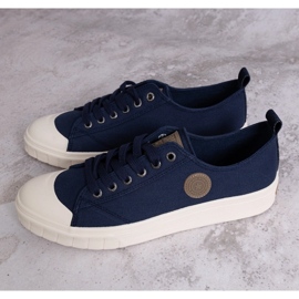 Granatowe trampki Big Star LL174018 403 niebieskie 3