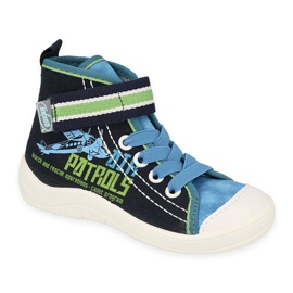 Befado obuwie dziecięce 268X066 niebieskie 1