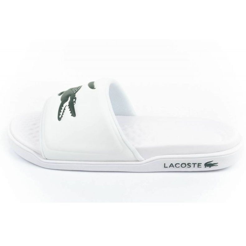 Klapki Lacoste Croco Dualiste 201R5 743CMA00201R5 białe 1