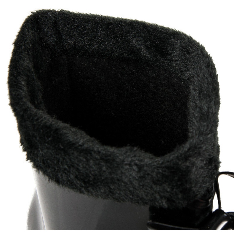 Kalosze z ociepleniem czarne 1