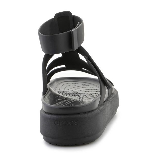 Sandały Crocs Brooklyn luxe Gladiator 209557-060 czarne 3