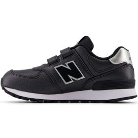 Buty New Balance sneakersy zapinane na rzep PV574FM czarne 1