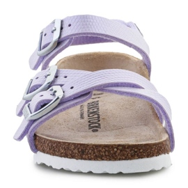 Sandały Birkenstock Kumba Shiny Lizard 1026907 fioletowe 2