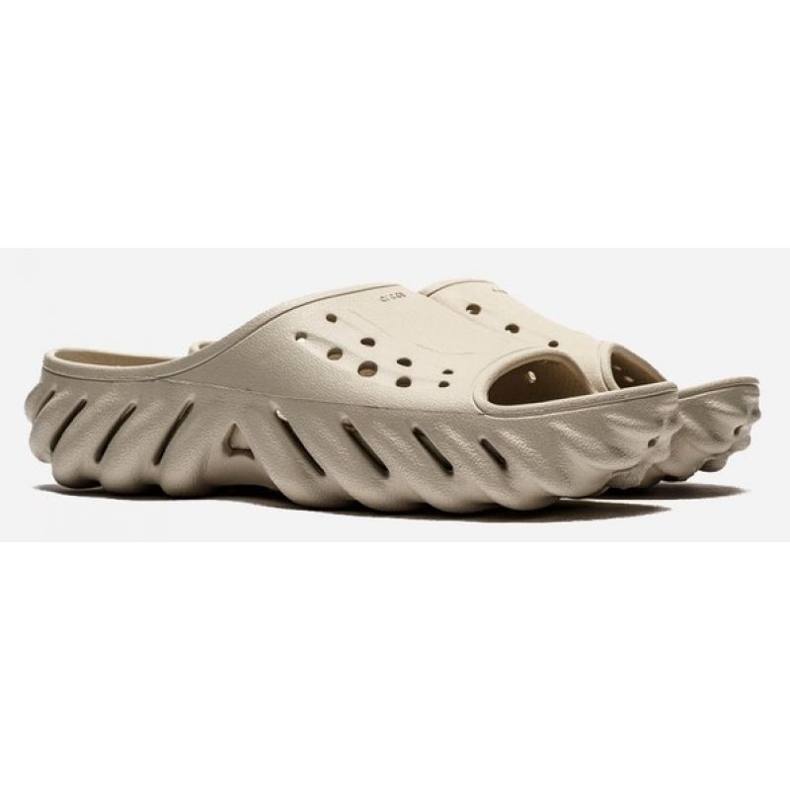 Klapki Crocs Echo Slide Elephant 208170-160 beżowy 1