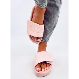 Klapki ortalionowe Cueto Pink różowe 2
