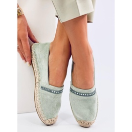 Espadryle damskie Etance Green zielone 1