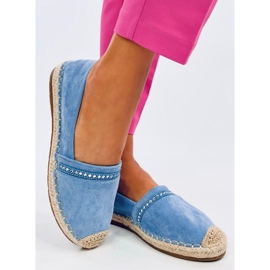 Espadryle damskie Etance Blue niebieskie 2