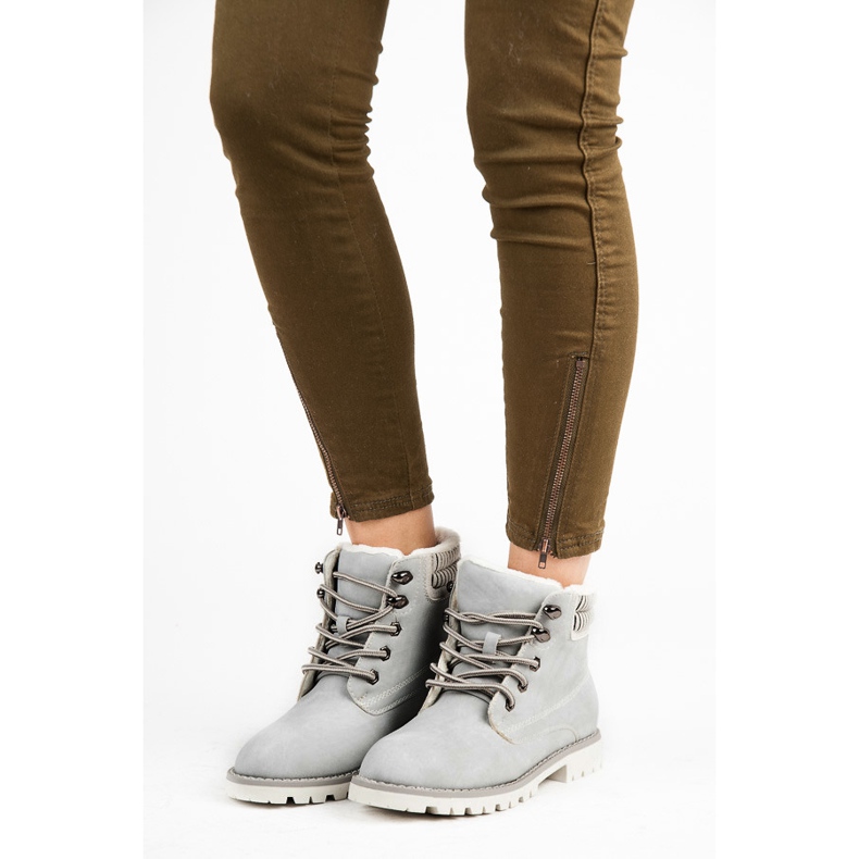 Vices New Collection Niskie traperki vices szare 1