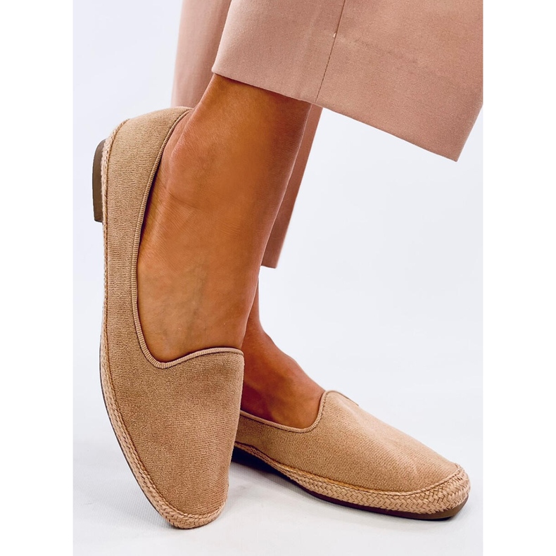 Baleriny espadryle damskie Ballot Camel beżowy 1