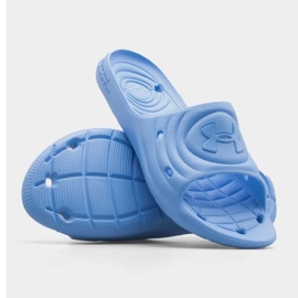 Klapki męskie Under Armour Locker Iv Sl 3023758-402 niebieskie 1