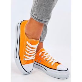 Trampki damskie klasyczne Fargis Yellow żółte 2