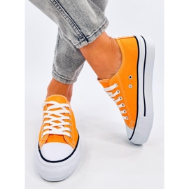 Trampki damskie klasyczne Fargis Yellow żółte 1