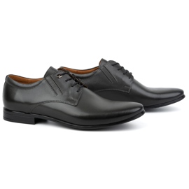 Olivier Buty męskie skórzane wizytowe eleganckie 480 szare 2