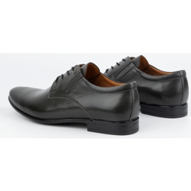 Olivier Buty męskie skórzane wizytowe eleganckie 480 szare 5