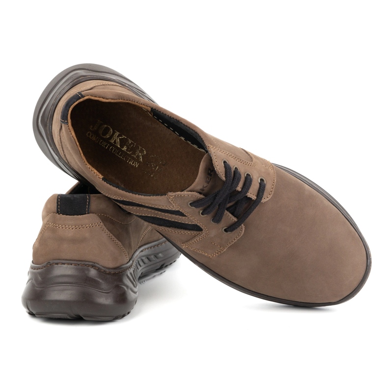 Buty Męskie JOKER Sport Style Model 895J Brązowe 1