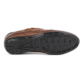 Olivier Buty męskie skórzane sport style 7004DT brązowe 6