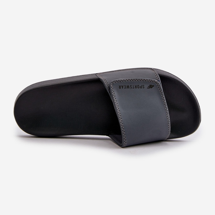 Klapki Męskie 4FMM00FFLIM032-25S Szare 2