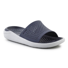 Klapki Crocs LiteRide Slide 205183-4EA niebieskie 1