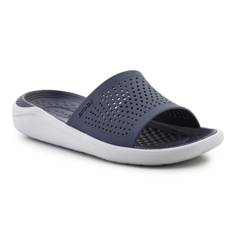 Klapki Crocs LiteRide Slide 205183-4EA niebieskie 1