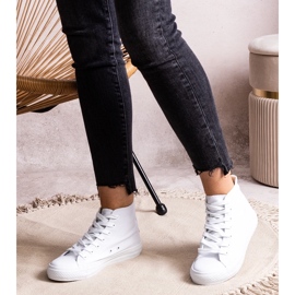 Białe wysokie trampki Rafife 1