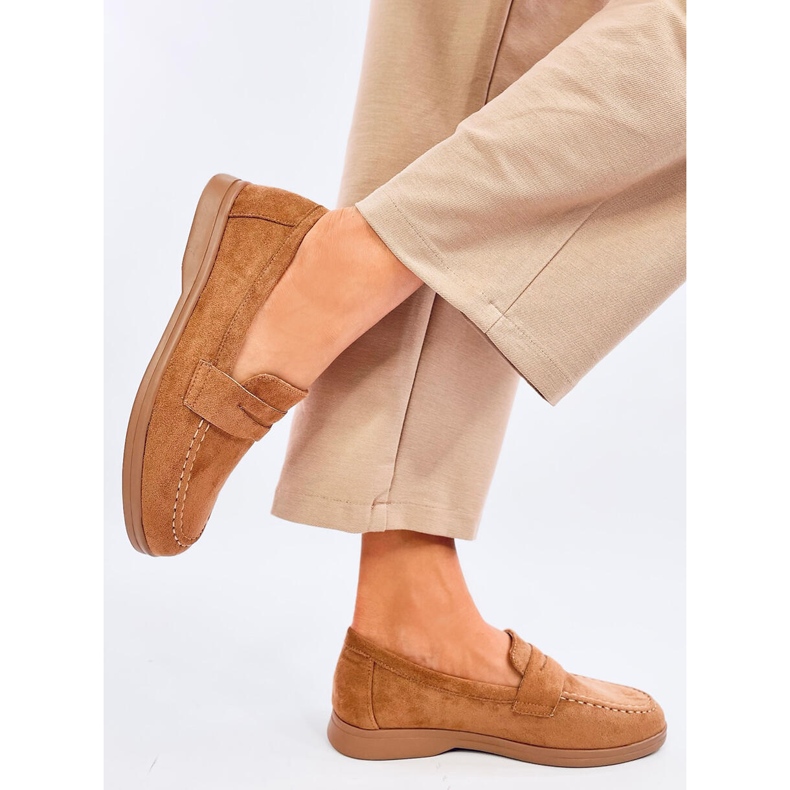 Mokasyny damskie Forest Khaki brązowe 2