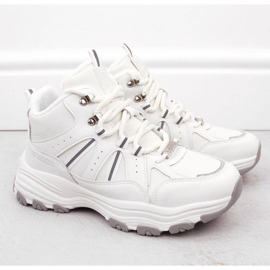 Traperki ocieplane wysokie Big Star INT2032B białe 2