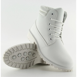 Timberki mono-colour białe BL83 White 2