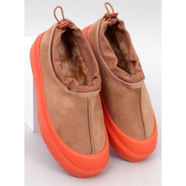 Śniegowce krótkie emusy Jayden Camel brązowe 1