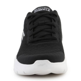 Buty Skechers Go Walk Flex - Viva 124831-BKW czarne 2