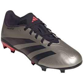 Buty piłkarskie adidas Predator League Fg IF6354 srebrny 1