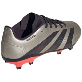 Buty piłkarskie adidas Predator League Fg IF6354 srebrny 2