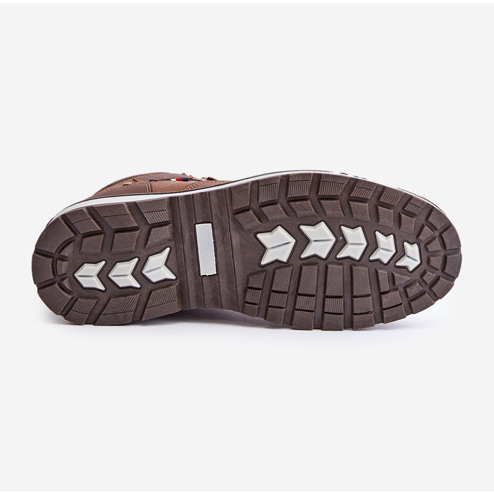 Ocieplane Trapery Męskie McBraun Brązowe 2