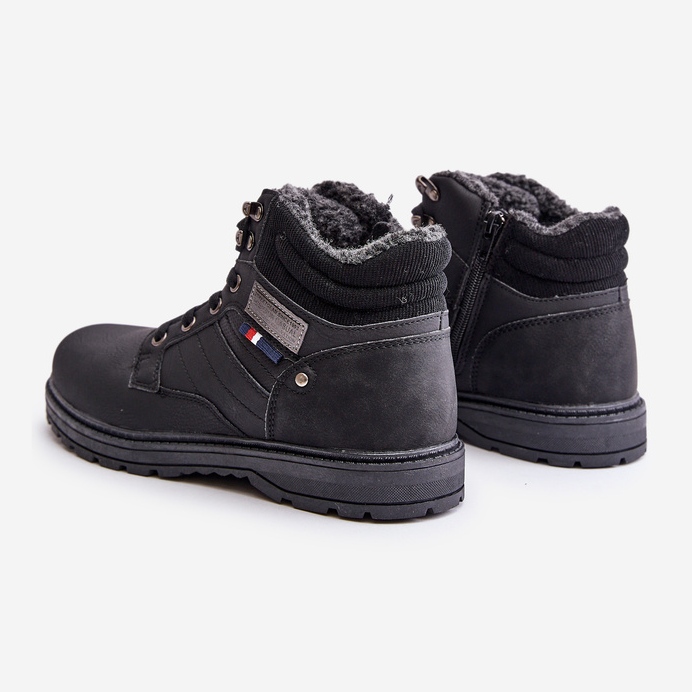 Ocieplane Trapery Męskie McBraun Czarne 2