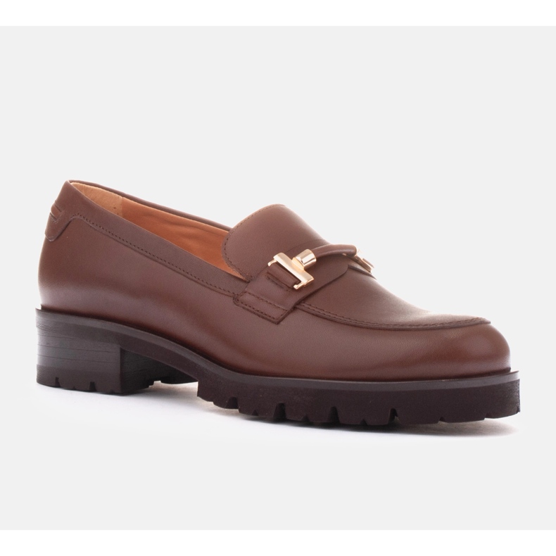 Marco Shoes Mokasyny Coruna brązowe 1