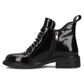 Skórzane trzewiki Filippo DBT6318/24 Bk czarne 1