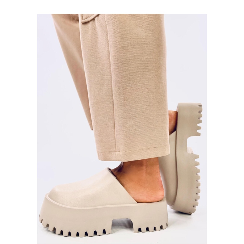 Klapki chodaki piankowe Ernest Khaki - Inello zielone 2