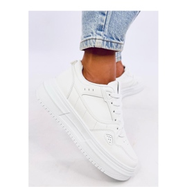 Sneakersy damskie Tixis All White - Inello białe 1