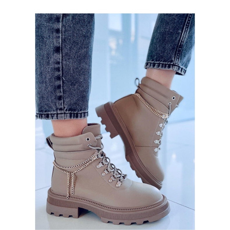 Botki traperki Hudson Apricot - Inello beżowy 2