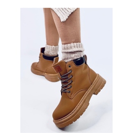 Traperki damskie timberki Coffee brązowe 1