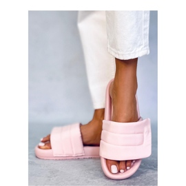 Klapki ortalionowe Pink różowe 1