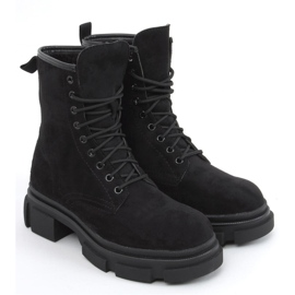 Workery zamszowe Dazy Black - Inello czarne 1