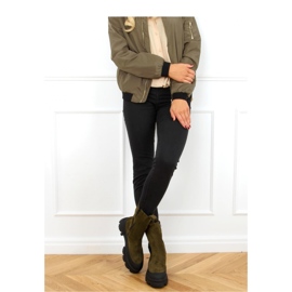 Botki sztyblety wysokie zielone 1