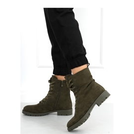 Workery sznurowane Bente Green - Inello zielone 2